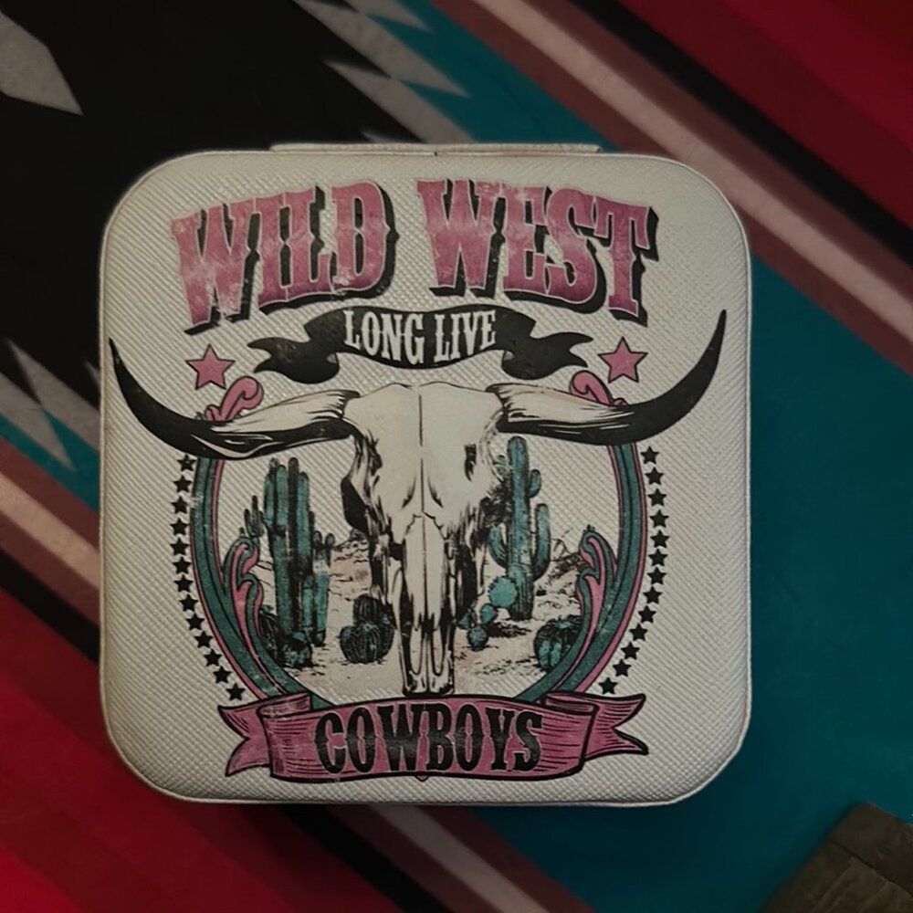Long Live Cowgirls Travel Jewelry Box